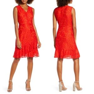 Sam Edelman sleeveless ruffle tiered lace dress